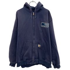 ほ*ゃ様 カーハート 104078 ルーズフィット ジップパーカー 紺 L 企業 Carhartt 104078 ルーズフィット ジップパーカー 紺 L 企業 - メルカリ