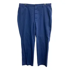 90s Polo by Ralph Lauren チノパンツ W40 ダークブルー ポロバイラルフローレン ジップアップ 90年代 チノパン ボトムス 2605-289のサムネイル