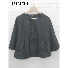 ◇ any SiS エニィスィス 長袖 ポンチョ サイズ1 グレー レディース 【中古】 【1102240012948】のサムネイル