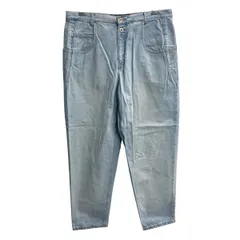 メキシコ製 GUESS デニムパンツ W36 ライトブルー ゲス ジップアップ ルーズフィット コインポケット デニム ジーンズ 2605-297のサムネイル