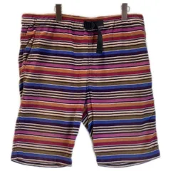 【中古】　URBAN RESEARCH DOORS　ハーフパンツ　短パン　ボーダー　ベルト　オーバーサイズ　古着　/1581のサムネイル