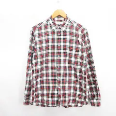 B&Y ユナイテッドアローズ BEAUTY&YOUTH ビューティー&ユース オックスフォードシャツ 長袖 タータンチェック 胸ポケット コットン L マルチカラー ※EKM