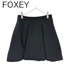 フォクシー FOXEY NEW YORK フレアスカート ブラック 42のサムネイル