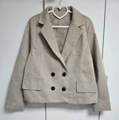 ハウンドトゥース ダブル ボタン ジャケット