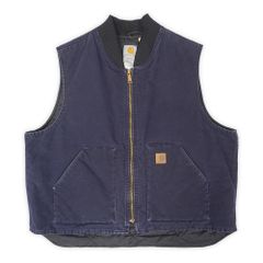 美品 90s USA製 カーハート ダック ベスト 腰ゴム Stussy別注 M - メルカリ
