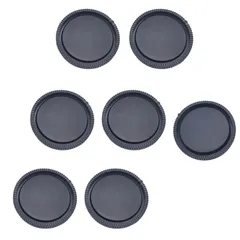 【在庫処分】ALC-B1EM / 代替品 ALC-R1EM α7 Eマウント用 IV ソニー α6400 ZV-E10 セット FX3 1個 対応 ボディキャップ 保護カバー ABS樹脂製 + 防塵 6個 - レンズリアキャップ 計7点セットのサムネイル