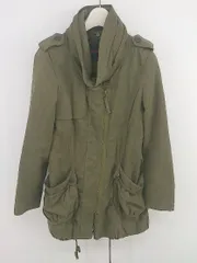 ◇ VIVAYOU ビバユー ジップアップ 長袖 ブルゾン サイズ2 カーキ レディース P  【1302280003429】のサムネイル