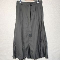 定価4.3万 MASU プリーツスカート エプロン 巻きスカート FREEサイズ