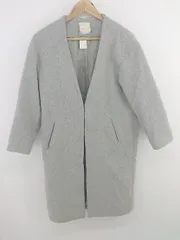 ◇ And Couture アンドクチュール 長袖 ロング コート サイズ38 グレー レディース P  【1303020001873】のサムネイル