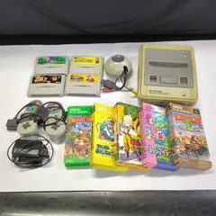 【D13524】[ジャンク品] Nintendo スーパーファミコン 本体 コントローラー ソフト まとめ売り