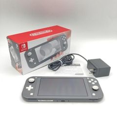 Nintendo Switch Lite グレー 本体(箱、充電器付き) - メルカリ
