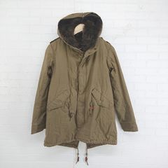 Antgauge アントゲージ ボアライナー付きファーフードモッズコート