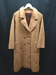 ◇ AMERICAN RAG CIE ウール混 シンプル 長袖 チェスター コート ジャケット フリーサイズ キャメル ブラウン レディース E  【1303090016791】のサムネイル