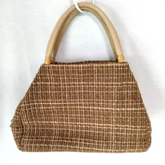 ハンドバッグ かご柄
