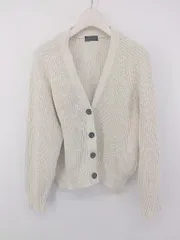 ◇ apart by lowrys アパートバイ ローリーズ ニット 長袖 カーディガン サイズF ホワイト系 レディース E  【1303140024844】