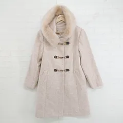 ◇ MAJESTIC LEGON マジェスティック レゴン フェイクファー 長袖 コート サイズS ピンク系 レディース E  【1303200001679】のサムネイル
