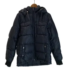 【中古】　GAP　ダウンジャケット　ナイロンジャンパー　フード　フルジップ　無地　古着　/0140