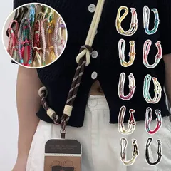 新品 ショルダーストラップ 太め 編み込み スマホストラップ 可愛い ストラップ ソロモン編み スマホショルダーストラップ 肩掛け 編み込み おしゃれ カメラ 首掛け ネックストラップ #srdveのサムネイル