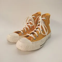 ◇ CONVERSE コンバース ALLSTAR プレーントゥ ハイカット スニーカー サイズ22 マスタード レディース E  【1303290007209】のサムネイル
