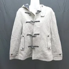 ◇ UNITED ARROWS ユナイテッドアローズ 無地 シンプル 長袖 ピーコート サイズM グレー レディース E  【1303290018328】のサムネイル