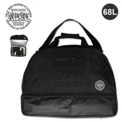 【新品】 レインオアシャイン RAIN OR SHINE トラベルボストンバッグ 68L 大容量 スノーボード ブーツ収納対応 2気室構造 PVCターポリン 防水 汚れ物分離 モール対応 トリップバッグ トラベル 旅行 ブーツウェアギアを一括収納 雪山遠征
