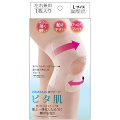 アルファックス 膝用 サポーター 薄手 薄型 日本製 お医者さんの膝サポーター 