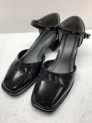 Kastane カスタネ オケージョン対応 スクエアストラップ パンプス size36/ブラック ■■ レディース
