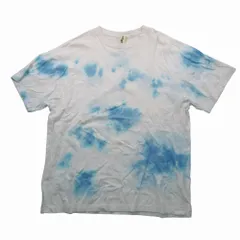 21ss nagonstans ナゴンスタンス タイダイ柄 Tシャツ カットソー 半袖 ムラ染め オーバーサイズ 38 M ブルー レディース 【中古】のサムネイル
