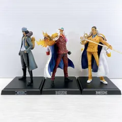 ■ワンピース ONEPIECE ～VS海軍編～ フィギュア  一番くじ  青雉 赤犬 黄猿 クザン サカズキ ボルサリーノ ラストワン賞 B賞 C 賞セット 箱無し 中古品■