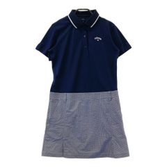 ピッコーネ】ゴルフ ポロシャツ ワンピース ボーダー ストレッチ