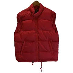 【中古】　Eddie Bauer　中綿ベスト　アウター　ハイネック　フルジップ　無地　古着　/1592