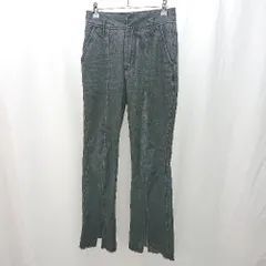 ◇ Neuna センタープレス スリット セミワイド カジュアル ストレッチ デニムパンツ サイズM ブラック レディース E  【1304120030329】のサムネイル