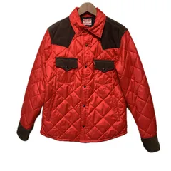 【中古】　Levi's　キルティングジャケット　アウター　無地　切替　スナップボタン　胸ポケット　赤タブ　スモールe　No.PCL15-202　アメカジ　古着　/0141