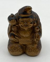 高岡銅器 津田永寿作 恵比寿 大黒天 置物 縁起物 N 4260 - メルカリ