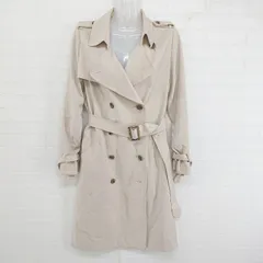 ◇ ◎ natural couture ナチュラルクチュール バックスリット 長袖 トレンチ コート ベージュ系 レディース E  【1304140015375】のサムネイル