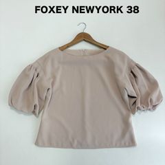 フォクシーニューヨーク twinkleブラウス バルーンスリーブ ピンク 40