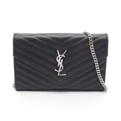 サンローランパリ SAINT LAURENT PARIS ショルダーバッグ カサンドラ クラシック 377828 ブラック レザー カサンドラ クラシック チェーンウォレット レディース Used Bのサムネイル