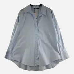 ZARA ザラ ライトブルー レディース シャツ L 新品 M9575