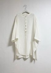 ゴーシュ クリーム色 半袖シャツ ポケット付き 美品 - メルカリ