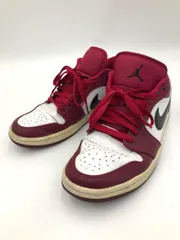 NIKE ナイキ 553558-604 エア ジョーダン 1 ロー ローカット スニーカー size26.5cm/ノーブルレッド ■■ メンズ