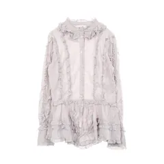 シーバイクロエ SEE BY CHLOE ブラウス フリル レース 長袖 コットン ブラウス レディース Used Aのサムネイル