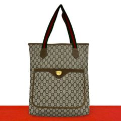 極 美品 GUCCI グッチ オールドグッチ バンブー レザー 本革 2way