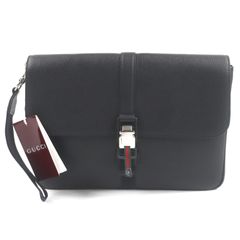 グッチ GUCCI クラッチバッグ ブラック 816755 - メルカリ