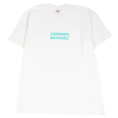 極美品□Tiffany&Co. Supreme ティファニー シュプリーム 21AW Box Logo Tee ボックスロゴ 半袖Ｔシャツ ホワイト L USA製 正規品 メンズのサムネイル