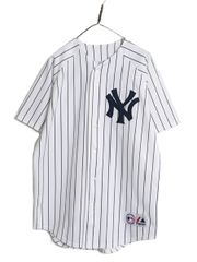 90s クーパーズタウン MLBヤンキース ベースボールシャツ 生成り S