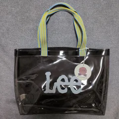 Lee 透明トートバッグ ビニールバッグ　ブラウンのサムネイル