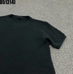 UNIQLO ワッフル 半袖 Tシャツ ブラック M | 0512