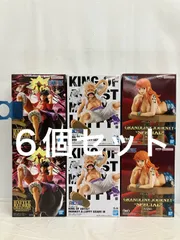 未開封 ONE PIECE ワンピース フィギュア ルフィ ナミ まとめ 3種 6個セット LF5537 f099