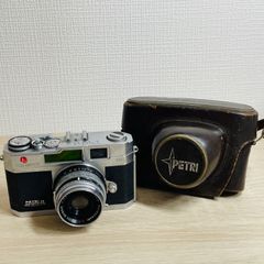 Petri レンジファインダーカメラ 本体 ケース 三脚付き - メルカリ