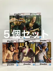 未開封 ワンピース Grandista ロロノア・ゾロ 他 各種５個セット LF5522 f099